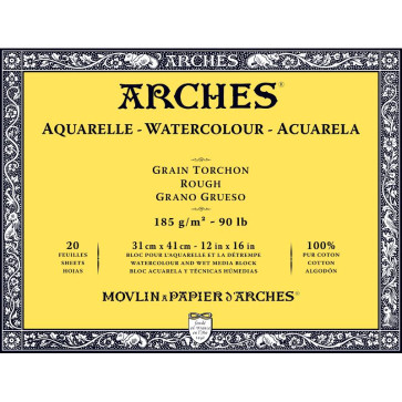 BLOCCO ARCHES 31X41 GRANA RUVIDA 20 FOGLI 185 g/m²