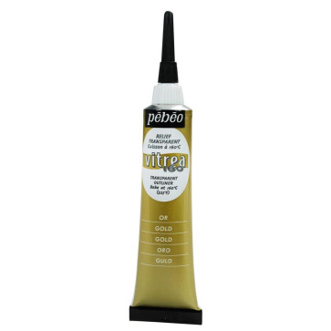 CONTORNO VETRO PEBEO VITREA 160 GOLD