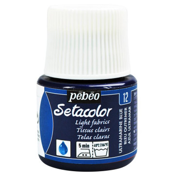 SETACOLOR TRASPARENTE 45 ml N. 12 ULTRAMARINE BLUE-BLEU OUTREMER