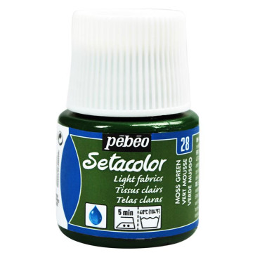 SETACOLOR TRASPARENTE 45 ml N. 28 MOSS GREEN - VERT MOUSSE
