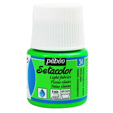 SETACOLOR TRASPARENTE 45 ml N. 34 FLUORESCENT GREEN-VERT FLU