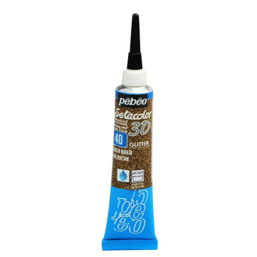 SETACOLOR 3D TUBETTO 20 ml 40 GLITTER RICH GOLD