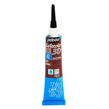 SETACOLOR 3D TUBETTO 20 ml 42 GLITTER RED