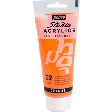 PEBEO STUDIO ACRYLICS 100 ml 32 CADMIUM ORANGE HUE