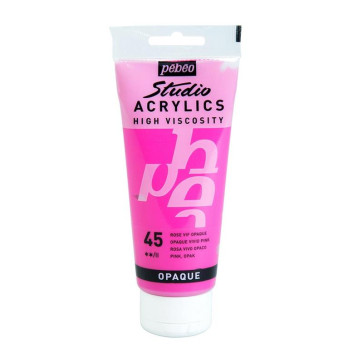 PEBEO STUDIO ACRYLICS 100 ml 45 OPAQUE VIVID PINK