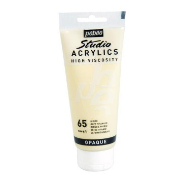 PEBEO STUDIO ACRYLICS 100 ml 65 BUFF TITANIUM