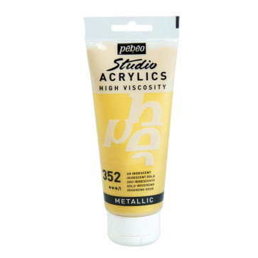 PEBEO STUDIO ACRYLICS 100 ml 352 IRIDESCENT GOLD