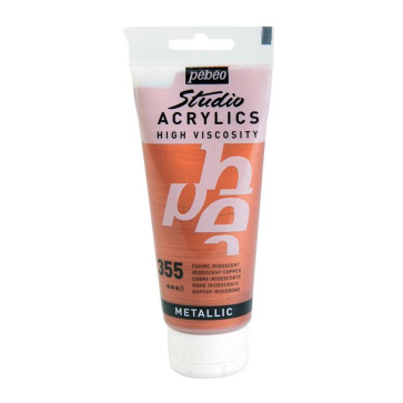 PEBEO STUDIO ACRYLICS 100 ml 355 IRIDESCENT COPPER