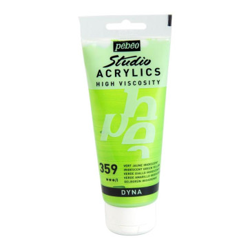 PEBEO STUDIO ACRYLICS 100 ml 359 IRIDESCENT GREEN YELLOW