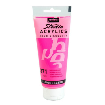 PEBEO STUDIO ACRYLICS 100 ml 371 FLUORESCENT PINK
