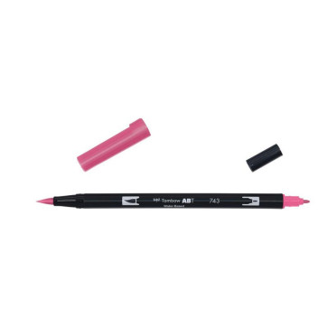 PENNARELLO TOMBOW DUAL BRUSH N. 743 HOT PINK