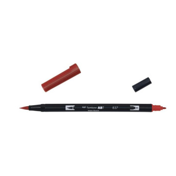 PENNARELLO TOMBOW DUAL BRUSH N. 837 WINE RED