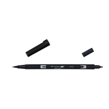 PENNARELLO TOMBOW DUAL BRUSH N. N15 BLACK