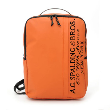 ZAINO SPALDING SQUARE BACKPACK RUBBER COLLECTION ARANCIO