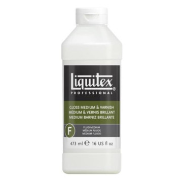 LIQUITEX GLOSS MEDIUM & VARNISH 473 ml