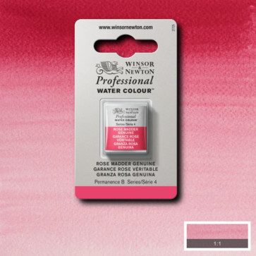 ACQUERELLO WINSOR 1/2 GODET ROSE MADDER GENUINE 587 S4