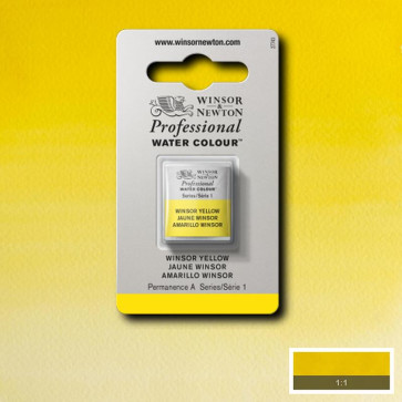 ACQUERELLO WINSOR 1/2 GODET WINSOR YELLOW 730 S1