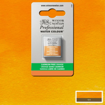 ACQUERELLO WINSOR 1/2 GODET CADMIUM FREE ORANGE 899 S4