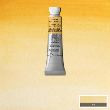 ACQUERELLO WINSOR & NEWTON NAPLES YELLOW DEEP TUBO 5ml S1