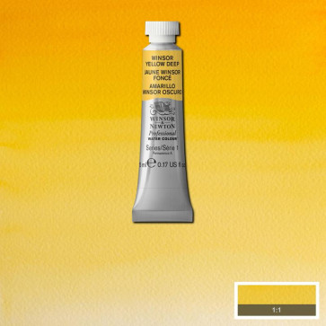 ACQUERELLO WINSOR & NEWTON WINSOR YELLOW DEEP TUBO 5ml S1