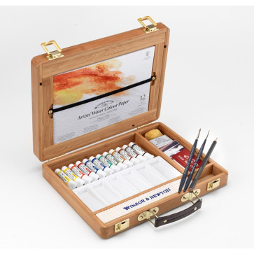 WINSOR & NEWTON PROFESSIONAL WC 12 TUBI 5ml VALIGETTA BAMBOO