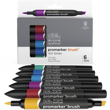 SET 6 PROMARKER WINSOR & NEWTON NEUTRAL RICH TONES SET 6 PROMARKER WINSOR & NEWTON NEUTRAL RICH TONES
