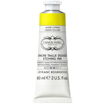 CHARBONNEL ENCRE TAILLE DOUCE LEMON YELLOW 60 ml S4