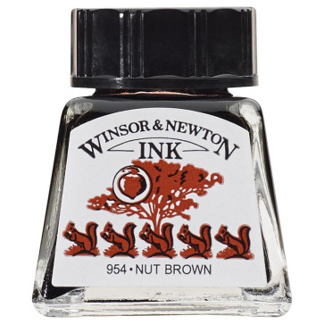 WINSOR & NEWTON INK 14 ml NUT BROWN
