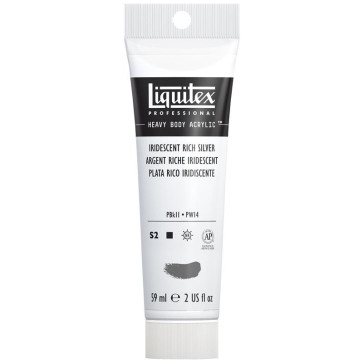 LIQUITEX HEAVY BODY 59 ml S2 239 IRIDESCENT RICH SILVER