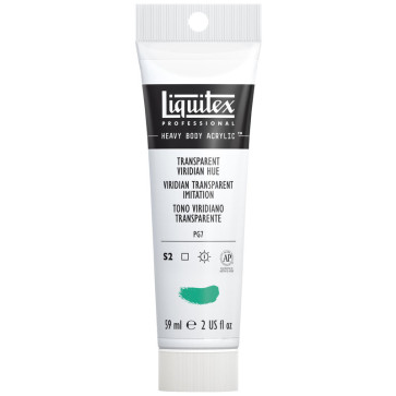 LIQUITEX HEAVY BODY 59 ml S2 327 TRANSPARENT VIRIDIAN HUE