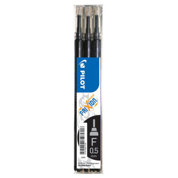 REFILL PILOT FRIXION 0.5 mm NEEDLE NERO CONFEZIONE 3 PEZZI