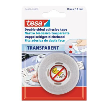 NASTRO BIADESIVO TRASPARENTE TESA 10m x 12mm