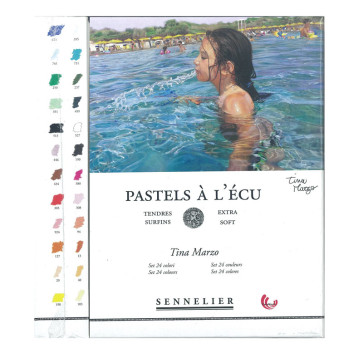 PASTELLI SENNELIER EXTRA SOFT 24 COLORI TINA MARZO SELECTION