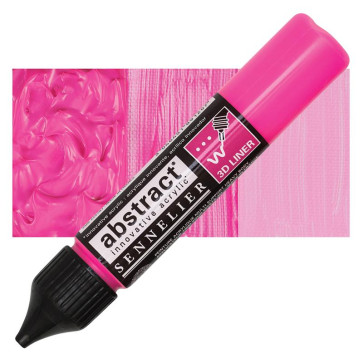 ACRILICO SENNELIER ABSTRACT 3D LINER 654 ROSE FLUORESCENT