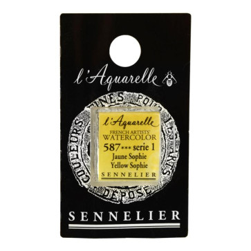 ACQUERELLO SENNELIER ½ GOD 587 S1 YELLOW SOPHIE