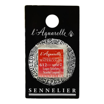 ACQUERELLO SENNELIER ½ GOD 612 S2 SCARLET LAQUER