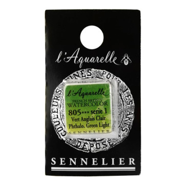 ACQUERELLO SENNELIER ½ GOD 805 S1 PHTHALO. SEEN LIGHT