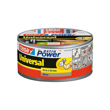 NASTRO TESA EXTRA POWER TAPE 50mm x 10m COLORE GRIGIO