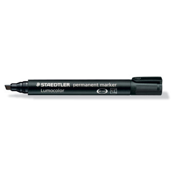 PENNARELLO LUMOCOLOR SCALPELLO NERO SPESSORE PUNTA 2-5 mm