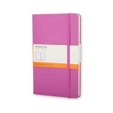 MOLESKINE TACCUINO LARGE RIGHE RIGIDO 13X21 cm MAGENTA