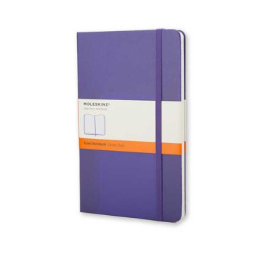 MOLESKINE TACCUINO POCKET RIGHE RIGIDO 9X14 cm VIOLA