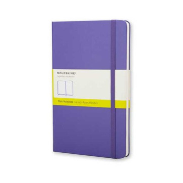 MOLESKINE TACCUINO POCKET PAGINE BIANCHE RIGIDO 9X14 cm VIOLA