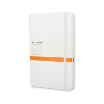 MOLESKINE TACCUINO POCKET RIGHE RIGIDO 9X14 cm BIANCO
