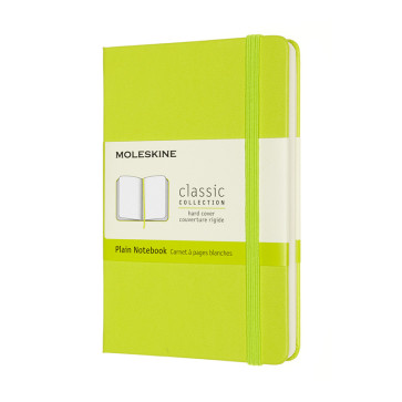 MOLESKINE TACCUINO POCKET P. BIANCHE RIGIDO 9X14 cm GIALLO LIM.
