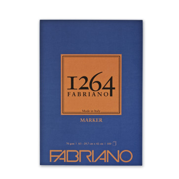 BLOCCO MARKER ANTISBAVATURA FABRIANO 1264 A3 100 FF 70 g/m²