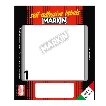 ETICHETTE ADESIVE MARKIN 142x110 mm BUSTA 10 FOGLI 10 ETICHETTE