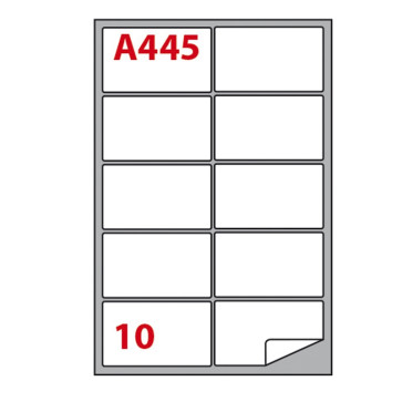 ETICHETTE A4 MARKIN 99,6 x 57 mm - 100 FOGLI