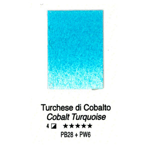 ACQUERELLO FORESTO ½ GODET SERIE 4 H17 TURCHESE DI COBALTO