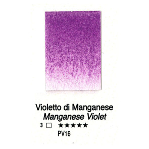 ACQUERELLO FORESTO ½ GODET SERIE 3 H21 VIOLETTO DI MANGANESE