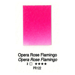ACQUERELLO FORESTO ½ GODET SERIE 2 H43 OPERA ROSE FLAMINGO